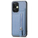 Oneplus Nord CE 3 Lite Carbon Fiber Vertical Flip Zipper Phone Case - Blue