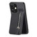 Oneplus Nord CE 3 Lite Carbon Fiber Vertical Flip Zipper Phone Case - Black