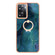 OnePlus Nord N300 Electroplating Marble Dual-side IMD Phone Case with Ring - Green 017