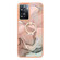 OnePlus Nord N300 Electroplating Marble Dual-side IMD Phone Case with Ring - Rose Gold 015