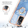 OnePlus Nord N300 Electroplating Marble Dual-side IMD Phone Case with Ring - Blue 018