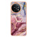 OnePlus 11 Electroplating Marble Dual-side IMD Phone Case with Ring - Rose Red 014