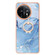 OnePlus 11 Electroplating Marble Dual-side IMD Phone Case with Ring - Blue 018