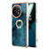 OnePlus 11 Electroplating Marble Dual-side IMD Phone Case with Ring - Green 017