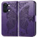 OnePlus Ace 2V Butterfly Love Flower Embossed Leather Phone Case - Dark Purple