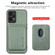 Oneplus Nord CE 2 Lite 5G Carbon Fiber Leather Card Magsafe Phone Case - Green