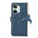 OnePlus Nord 3 / Ace 2V Ostrich Pattern Genuine Leather RFID Phone Case - Blue