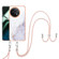 OnePlus 11 Electroplating Marble Dual-side IMD Phone Case with Lanyard - White 006