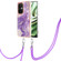 OnePlus Nord CE 3 5G/Nord CE 3 Lite Electroplating Marble Dual-side IMD Phone Case with Lanyard - Purple 002
