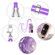 OnePlus Nord CE 3 5G/Nord CE 3 Lite Electroplating Marble Dual-side IMD Phone Case with Lanyard - Purple 002