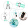 OnePlus Nord CE 3 5G/Nord CE 3 Lite Electroplating Marble Dual-side IMD Phone Case with Lanyard - Green 003 OnePlus Nord CE 3 5G/Nord CE 3 Lite Electroplating Marble Dual-side IMD Phone Case with Lanyard - Green 003