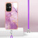 OnePlus Nord CE 3 5G/Nord CE 3 Lite Electroplating Marble Dual-side IMD Phone Case with Lanyard - Purple 001