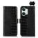 OnePlus Nord 3 / Ace 2V Crocodile Top Layer Cowhide Leather Phone Case - Black