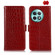 OnePlus Ace 2 Pro Crocodile Top Layer Cowhide Leather Phone Case - Red