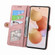 Xiaomi 12T / 12T Pro Geometric Zipper Wallet Side Buckle Leather Phone Case - Pink