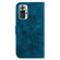 Xiaomi Redmi Note 10 Lite / Note 10 Pro Lily Embossed Leather Phone Case - Dark Blue