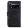 Xiaomi Poco X4 Pro 5G Lily Embossed Leather Phone Case - Black
