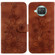 Xiaomi Mi 10T Lite 5G / Mi 10i 5G Lily Embossed Leather Phone Case - Brown
