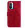 Xiaomi Redmi K40/K40 Pro / Poco F3 Lily Embossed Leather Phone Case - Red