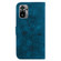 Xiaomi Redmi Note 10 4G / Note 10S Lily Embossed Leather Phone Case - Dark Blue