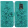 Xiaomi Redmi Note 9 Pro/9S/9 Pro Max Lily Embossed Leather Phone Case - Green