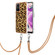Xiaomi Redmi Note 12S 4G Electroplating Dual-side IMD Phone Case with Lanyard - Leopard Print