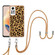 Xiaomi Redmi Note 12 Pro 4G Global Electroplating Dual-side IMD Phone Case with Lanyard - Leopard Print