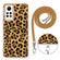 Xiaomi Redmi Note 12 Pro 4G Global Electroplating Dual-side IMD Phone Case with Lanyard - Leopard Print