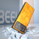 Xiaomi Mix Fold 3 ABEEL Dual Color Lichi Texture PU Phone Case - Orange Xiaomi Mix Fold 3 ABEEL Dual Color Lichi Texture PU Phone Case - Orange