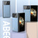 Xiaomi Mix Fold 3 ABEEL Haze Texture PU Phone Case - Twilight Blue