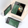 Xiaomi Mix Fold 3 ABEEL Crocodile Texture Genuine Leather Phone Case - Green