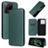 Xiaomi Redmi K60 Ultra Carbon Fiber Texture Flip Leather Phone Case - Green