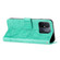 Xiaomi Redmi 12C Tree Birds Embossed Pattern Leather Phone Case - Green