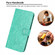 Xiaomi Redmi 12C Tree Birds Embossed Pattern Leather Phone Case - Green