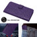 Xiaomi Redmi 12C Tree Birds Embossed Pattern Leather Phone Case - Purple