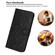 Xiaomi Redmi Note 12 5G Global Tree Birds Embossed Pattern Leather Phone Case - Black