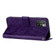 Xiaomi Redmi 10 Tree Birds Embossed Pattern Leather Phone Case - Purple