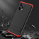 Xiaomi Redmi 12R GKK Three Stage Splicing Full Coverage PC Phone Case with Stand - Black Red