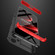 Xiaomi Redmi 12R GKK Three Stage Splicing Full Coverage PC Phone Case with Stand - Black Red