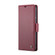 Xiaomi 12T /12T Pro/Redmi K50 Ultra CaseMe 023 Butterfly Buckle Litchi Texture RFID Anti-theft Leather Phone Case - Wine Red