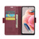 Xiaomi Redmi Note 12 4G Global CaseMe 023 Butterfly Buckle Litchi Texture RFID Anti-theft Leather Phone Case - Wine Red