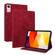 Xiaomi Redmi Pad SE 11 inch Butterfly Flower Embossed Leather Tablet Case - Red