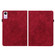 Xiaomi Redmi Pad SE 11 inch Butterfly Flower Embossed Leather Tablet Case - Red