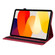 Xiaomi Redmi Pad SE 11 inch Butterfly Flower Embossed Leather Tablet Case - Red