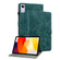Xiaomi Redmi Pad SE 11 inch Tiger Pattern Flip Leather Tablet Case - Dark Green