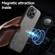 Xiaomi Redmi K60 Ultra Skin Feel Magnetic Leather Back Phone Case - Dark Grey