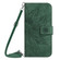 Xiaomi Poco F5 Pro Skin Feel Sun Flower Embossed Flip Leather Phone Case with Lanyard - Green