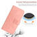 Xiaomi Poco F5 Pro Skin Feel Sun Flower Embossed Flip Leather Phone Case with Lanyard - Pink