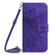 Xiaomi Redmi 12 5G Skin Feel Sun Flower Embossed Flip Leather Phone Case with Lanyard - Dark Purple