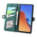 Xiaomi Redmi 10 Geometric Zipper Wallet Side Buckle Leather Phone Case - Green